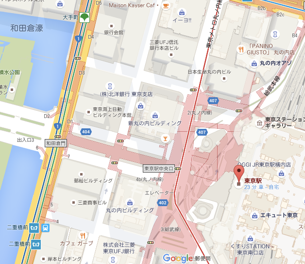 東京駅地図